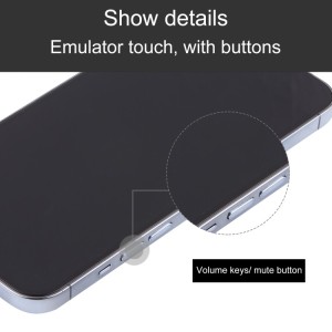 Maqueta de iPhone 13 Pro Max con Pantalla Negra