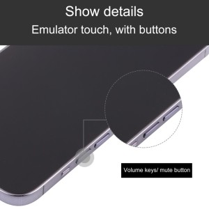 Maqueta de iPhone 13 Pro Max con Pantalla Negra