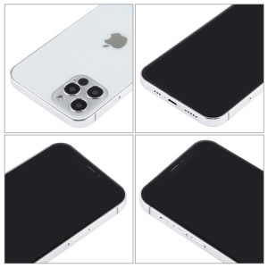 Maqueta de iPhone 12 Pro Max con Pantalla Negra