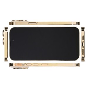 Maqueta de iPhone 14 Pro Max con Pantalla Negra