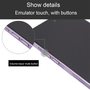 Maqueta de iPhone 14 Pro Max con Pantalla Negra