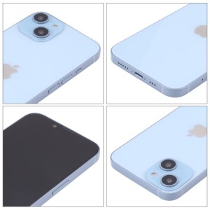 Maqueta de iPhone 14 Plus con Pantalla Negra