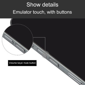 Maqueta de iPhone 13 Pro Max con Pantalla Negra