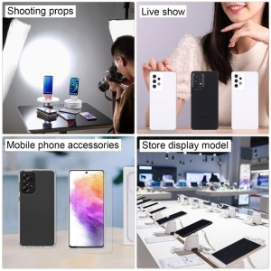 Maqueta para Samsung Galaxy A73 con Pantalla Oscura