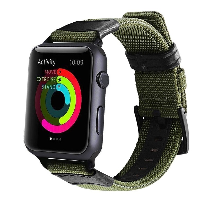 Correa Militar Nylon Apple Watch 41mm 8 7 40mm 6 SE 5 4