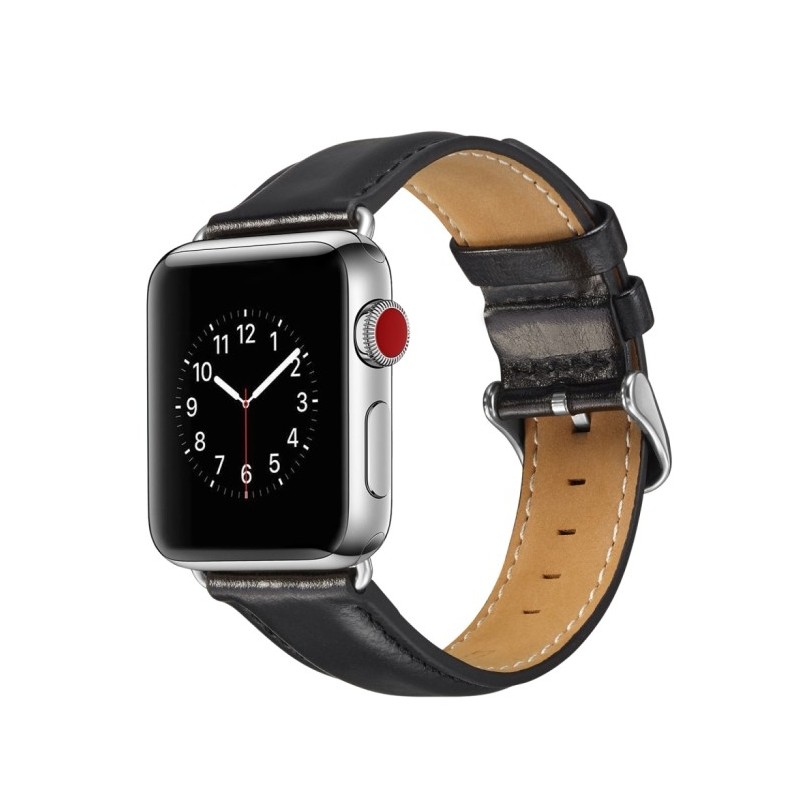 Correa Piel Elegante para Apple Watch 7 45mm, 6 SE 5 4 44mm
