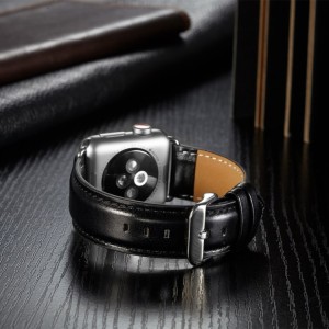 Correa Piel Elegante para Apple Watch 7 45mm, 6 SE 5 4 44mm