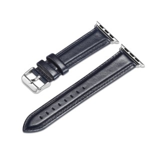 Elegant Leather Strap for Apple Watch 7 45mm, 6 SE 5 4 44mm
