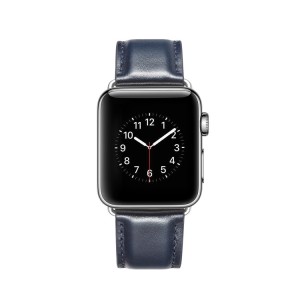 Elegant Leather Strap for Apple Watch 7 45mm, 6 SE 5 4 44mm