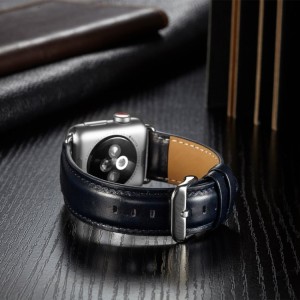 Elegant Leather Strap for Apple Watch 7 45mm, 6 SE 5 4 44mm