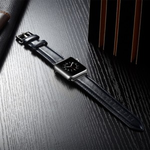 Elegant Leather Strap for Apple Watch 7 45mm, 6 SE 5 4 44mm