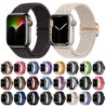 Nylon Braided Watch Band Strap for Apple Watch Ultra 49mm, Series 8 7 45mm, SE 2, 6, SE, 5, 4 44mm