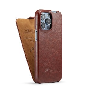 Funda iPhone 14 Pro Max Piel Tapa Vertical