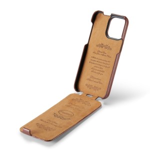 Funda iPhone 14 Pro Max Piel Tapa Vertical