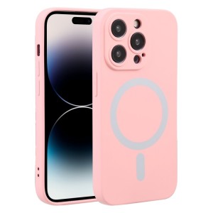 For iPhone 14 Pro Max Magsafe Liquid Silicone Case Cover