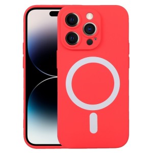 For iPhone 14 Pro Max Magsafe Liquid Silicone Case Cover