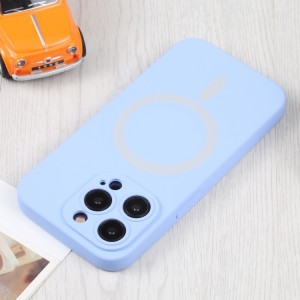 For iPhone 14 Magsafe Liquid Silicone Case Cover