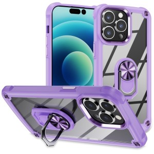 Case with Ring Holder and Lens Protection for iPhone 14 Pro Max