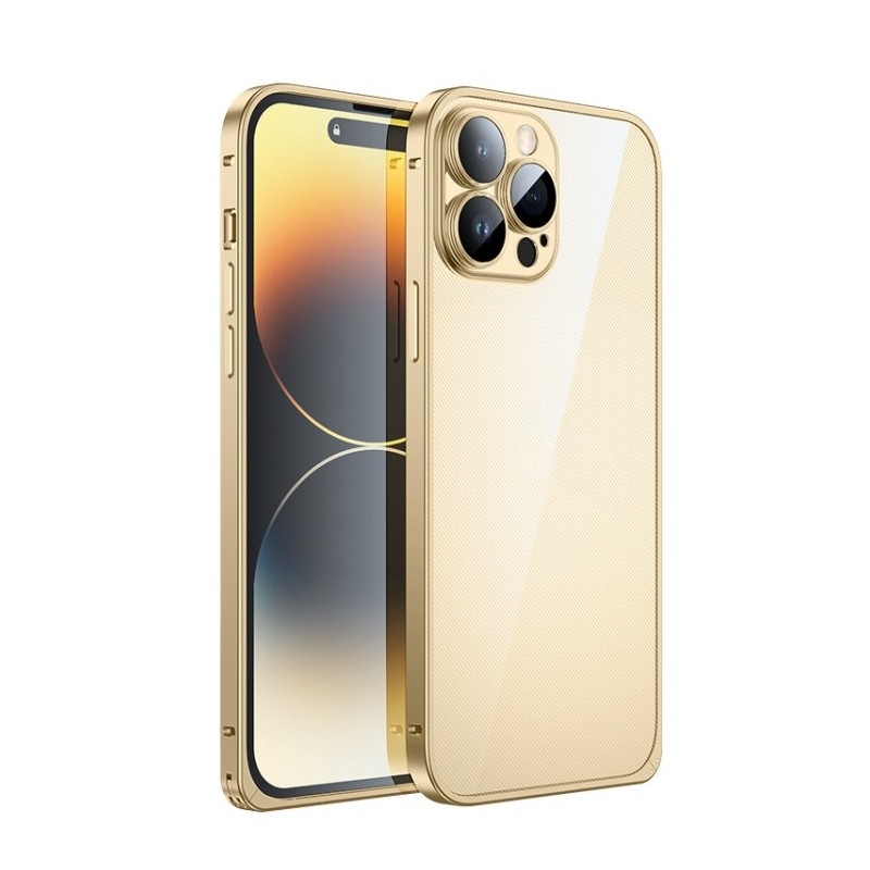iPhone 14 Plus Twill Texture Aluminum and Plastic Case