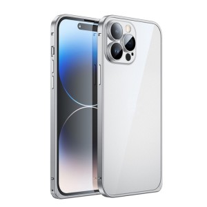 iPhone 14 Plus Twill Texture Aluminum and Plastic Case