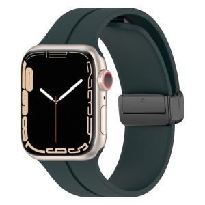 Solid Color Silicone Strap Compatible with Apple Watch Ultra 49mm