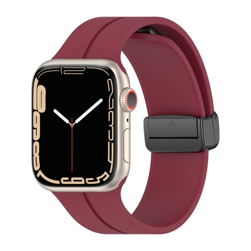 Correa de Silicona Color Solido Compatible con Apple Watch Ultra 49mm