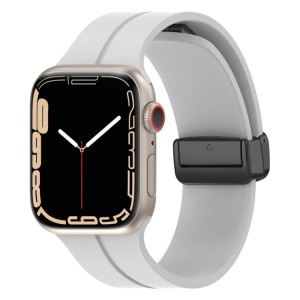 Solid Color Silicone Strap Compatible with Apple Watch Ultra 49mm