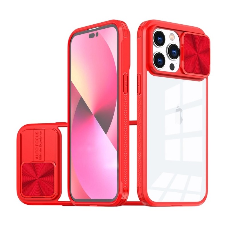 Funda con Protection 360 y Tapa Deslizable para Cámara para iPhone 14 Pro Max