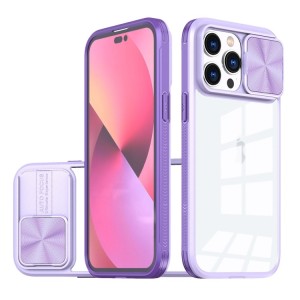 Funda con Protection 360 y Tapa Deslizable para Cámara para iPhone 14 Pro Max