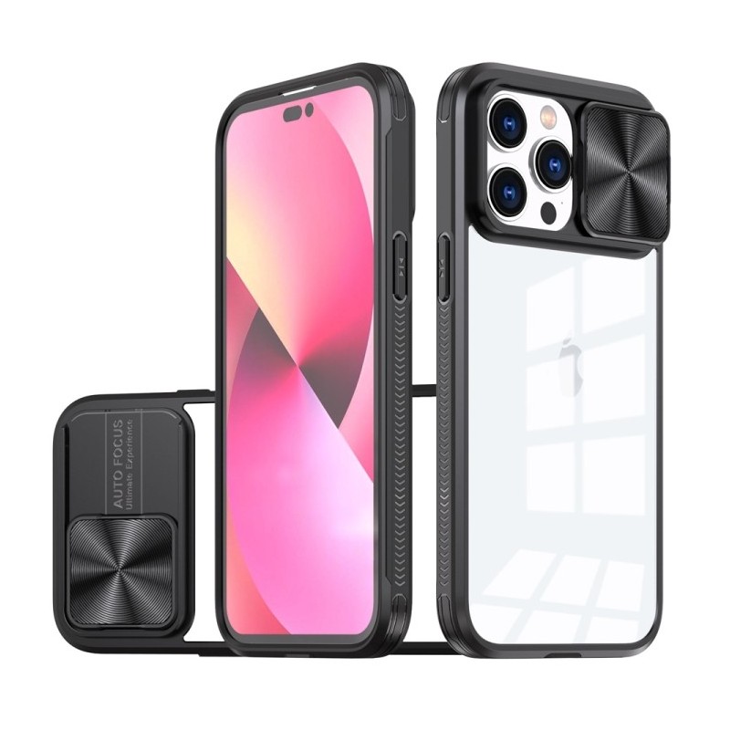 Funda con Protection 360 y Tapa Deslizable para Cámara para iPhone 14 Pro