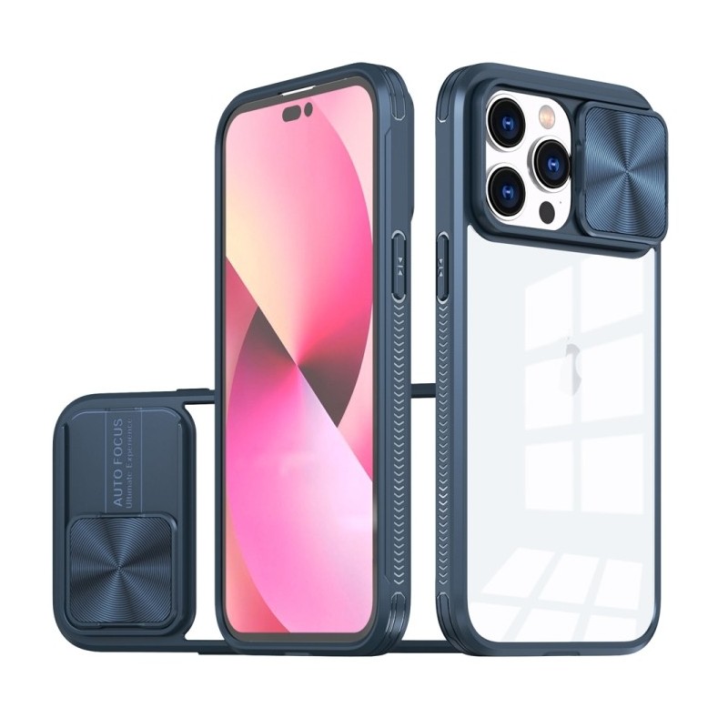 Funda con Protection 360 y Tapa Deslizable para Cámara para iPhone 14 Pro