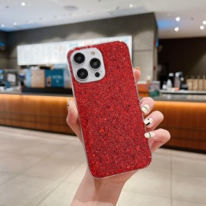 Funda Glitter para iPhone 14 Pro Max Carcasa TPU Glitter Sequins Epoxy