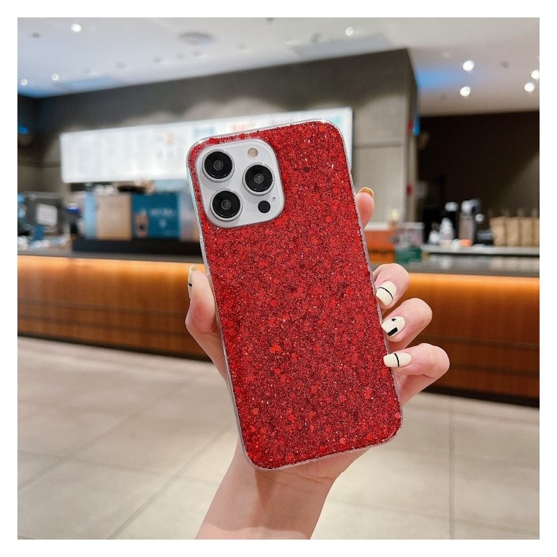Funda Glitter para iPhone 14 Pro Max Carcasa TPU Glitter Sequins Epoxy