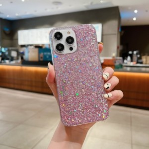 Funda Glitter para iPhone 14 Pro Max Carcasa TPU Glitter Sequins Epoxy