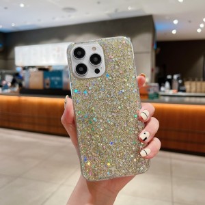 Funda Glitter para iPhone 14 Pro Carcasa TPU Glitter Sequins Epoxy
