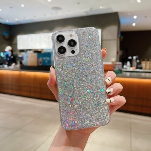 Funda Glitter para iPhone 14 Carcasa TPU Glitter Sequins Epoxy