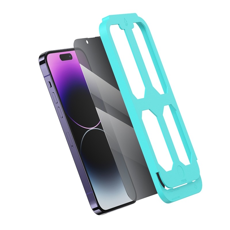 USAMS Anti-spy Tempered Glass Film for iPhone 14