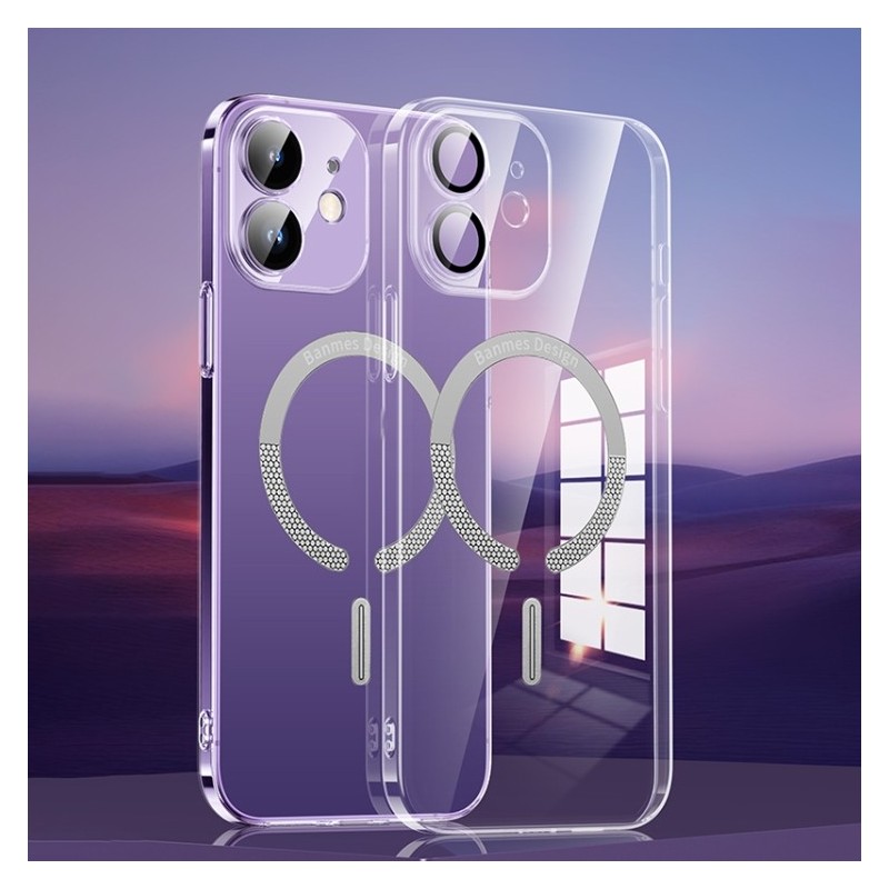 For iPhone 14 Plus Ultra-thin Magsafe Case Cover with Camera Lens Protection