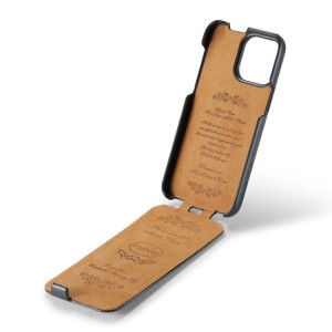 Funda iPhone 14 Pro Piel Tapa Vertical