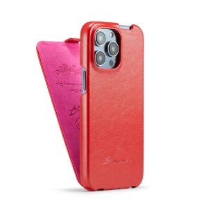 iPhone 14 Pro Vertical Flip Leather Cover Case