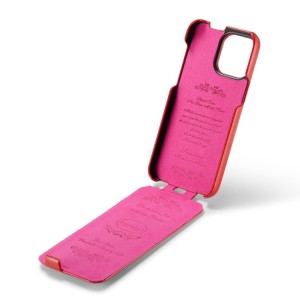 iPhone 14 Pro Vertical Flip Leather Cover Case
