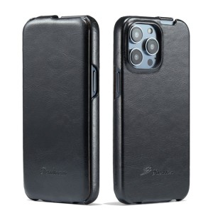 iPhone 14 Plus Vertical Flip Leather Cover Case