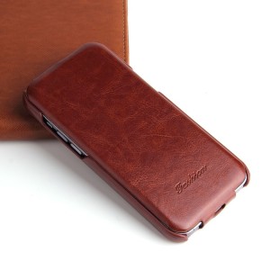 iPhone 14 Plus Vertical Flip Leather Cover Case