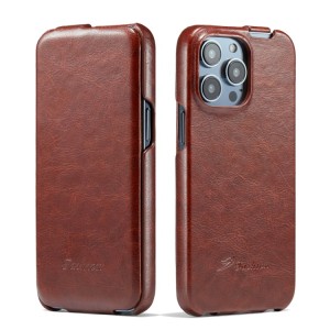 Funda iPhone 14 Piel Tapa Vertical