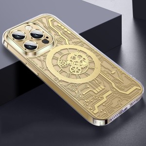 Punk Machinery Magnetic Transparent Case for iPhone 14 Pro