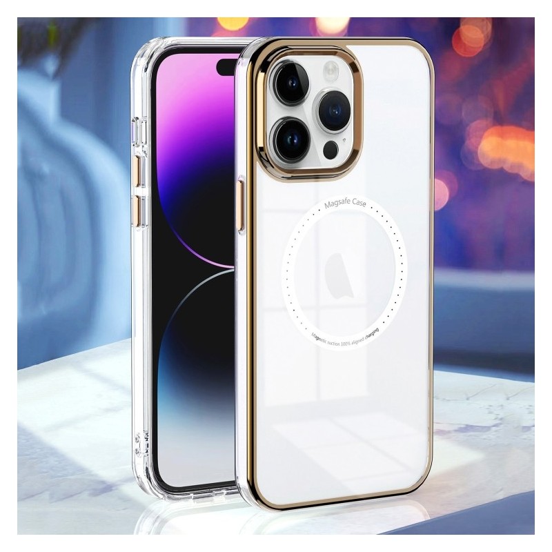 Magsafe Magnetic Case Clear Transparency Cover for iPhone 14 Pro Max