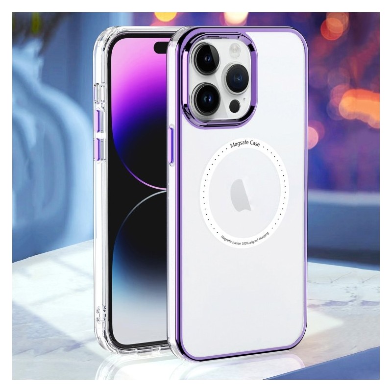 Funda Magnética Magsafe Clear Transparency para iPhone 14 Plus