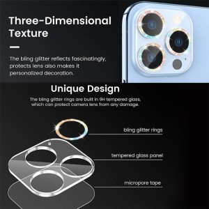 Tempered Glass Camera Protector for iPhone 14