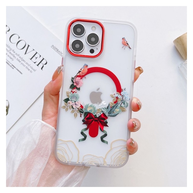 Funda Flores Magsafe para iPhone 14 Pro