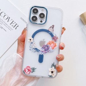 Funda Flores Magsafe para iPhone 14 Pro